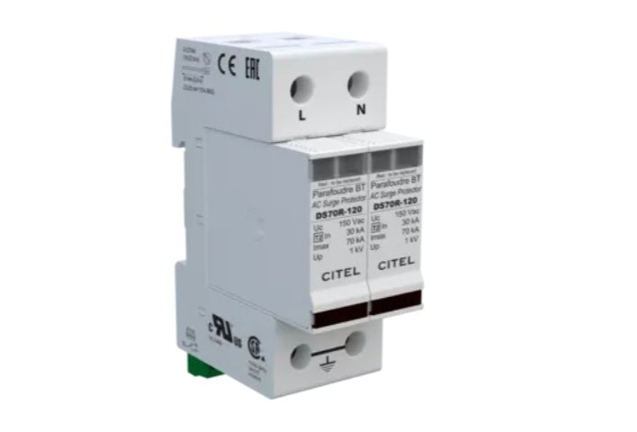 CITEL DS72RS-120 TYPE 2 AC SUREGE PROTECTOR - SINGLE PHASE