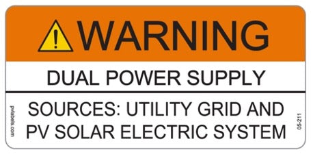 PHOTOVOLTAIC LABELS – (ETIQUETAS FOTOVOLTAICAS)
